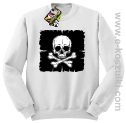 Pirates Anim Flag Atlantic - bluza STANDARD bez kaptura biała 