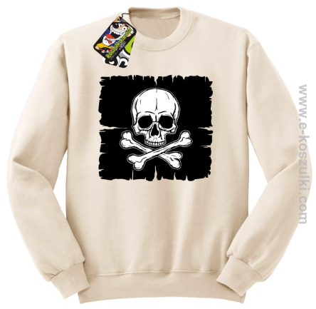 Pirates Anim Flag Atlantic - bluza STANDARD bez kaptura beżowa