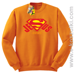 Jesus Christ SuperJesus - bluza bez kaptura STANDARD pomarańczowa