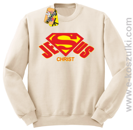 Jesus Christ SuperJesus - bluza bez kaptura STANDARD beżowa