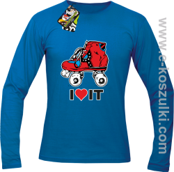 I love rolls rolki retro style it - Longsleeve męski royal