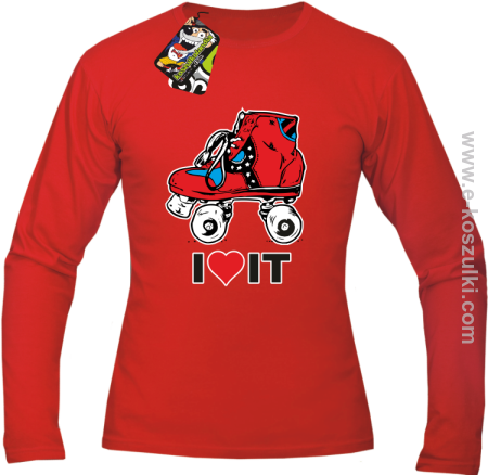 I love rolls rolki retro style it - Longsleeve męski