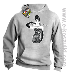 audrey hepburn RETRO-ART - bluza z kapturem melanż 