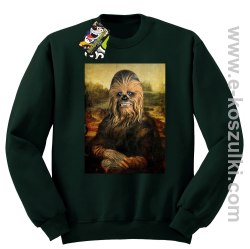 Mona Lisa Chewbacca CZUBAKA - bluza bez kaptura STANDARD butelkowa