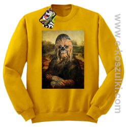 Mona Lisa Chewbacca CZUBAKA - bluza bez kaptura STANDARD żółta