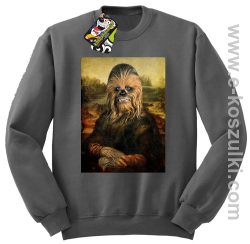 Mona Lisa Chewbacca CZUBAKA - bluza bez kaptura STANDARD szara