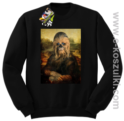 Mona Lisa Chewbacca CZUBAKA - bluza bez kaptura STANDARD czarna