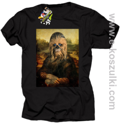 Mona Lisa Chewbacca CZUBAKA - koszulka męska czarna