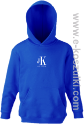 JK Just Kidding - bluza dziecięca z kapturem royal blue