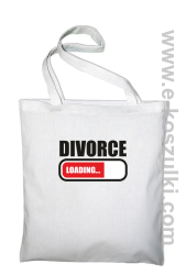 DIVORCE Loading -  torba EKO bawełniana biała 