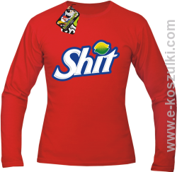 SHIT Parody FanStyle - longsleeve męski czerwony