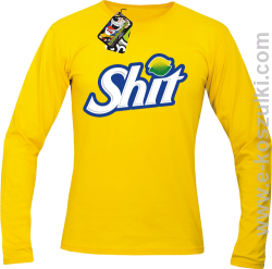 SHIT Parody FanStyle - longsleeve męski żółty