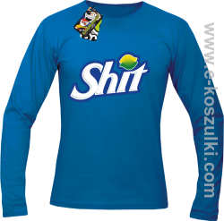 SHIT Parody FanStyle - longsleeve męski niebieski