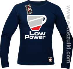 Low Power Cup - longsleeve męski granatowy