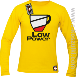 Low Power Cup - longsleeve męski żółty