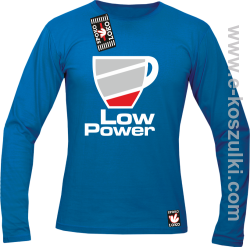 Low Power Cup - longsleeve męski niebieski