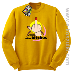 International Symbol of Adios Bitches - bluza bez kaptura STANDARD żółta