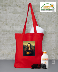 Mona Lisa Mother Ducker - torba czerwona