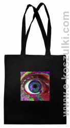 PSYCHODELIC EYE - torba czarna