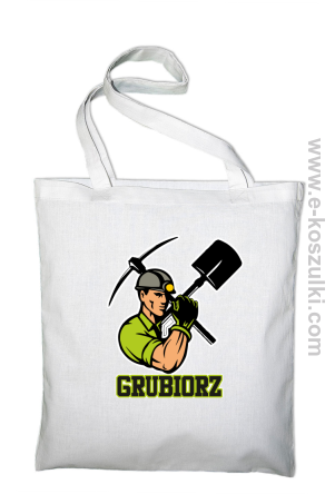 Grubiorz - torba z nadrukiem 