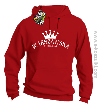 Warszawska princesa - bluza z kapturem 