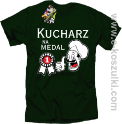 Kucharz na medal - koszulka męska butelkowa