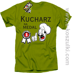 Kucharz na medal - koszulka męska kiwi