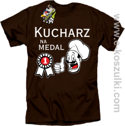 Kucharz na medal - koszulka męska brązowa