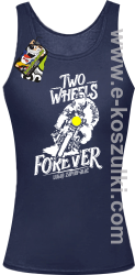 Two Wheels Forever Lubię zapierdalać - top damski granatowy