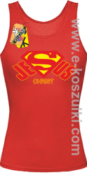 Jesus Christ SuperJesus - top damski czerwony 