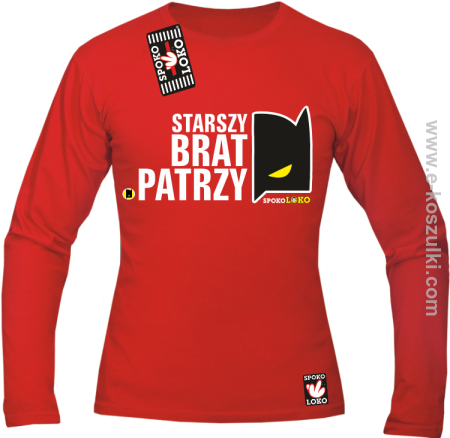 STARSZY BRAT PATRZY - longsleeve męski 