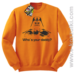 LORD Who`s your daddy - bluza bez kaptura STANDARD pomarańczowa