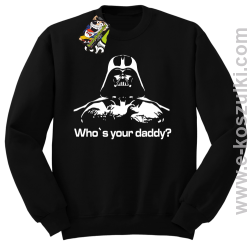 LORD Who`s your daddy - bluza bez kaptura STANDARD czarna