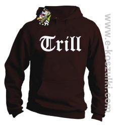 Trill True Real - bluza z kapturem brązowa