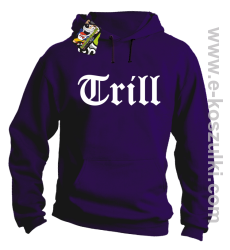 Trill True Real - bluza z kapturem fioletowa