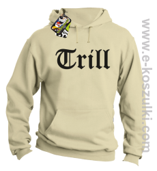 Trill True Real - bluza z kapturem beżowa