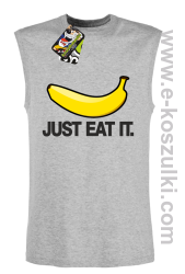 JUST EAT IT Banana - bezrękawnik męski melanż 