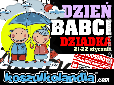 KOSZULKI BABCIA DZIADEK - Dzień Babci i Dziadka PROMOCJA ! -40%!