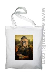 Mona Lisa Chewbacca CZUBAKA - torba EKO  biała