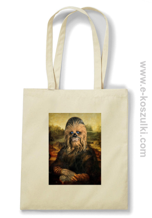 Mona Lisa Chewbacca CZUBAKA - torba EKO beżowa