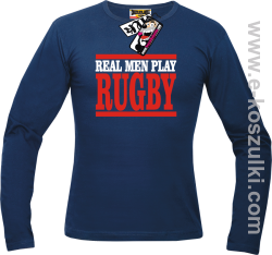 Rugby - longsleeve męski - granatowy