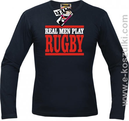 Rugby - longsleeve męski - czarny