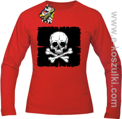 Pirates Anim Flag Atlantic - Longsleeve męski czerwony