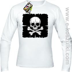 Pirates Anim Flag Atlantic - Longsleeve męski biały