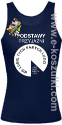 Podstawy przyjaźni - top damski granatowy