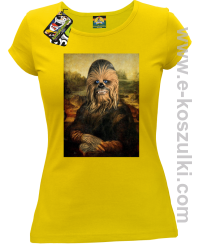 Mona Lisa Chewbacca CZUBAKA - koszulka damska żółta