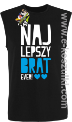 Najlepszy brat Ever - bezrękawnik męski czarny