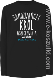 Samozwańczy Król Wszechświata - longsleeve dziecięcy czarny