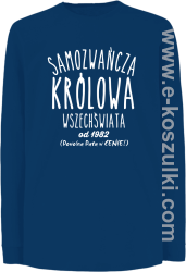 Samozwańcza Królowa Wszechświata - longsleeve dziecięcy niebieski