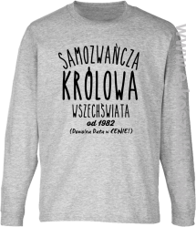 Samozwańcza Królowa Wszechświata - longsleeve dziecięcy melanż 